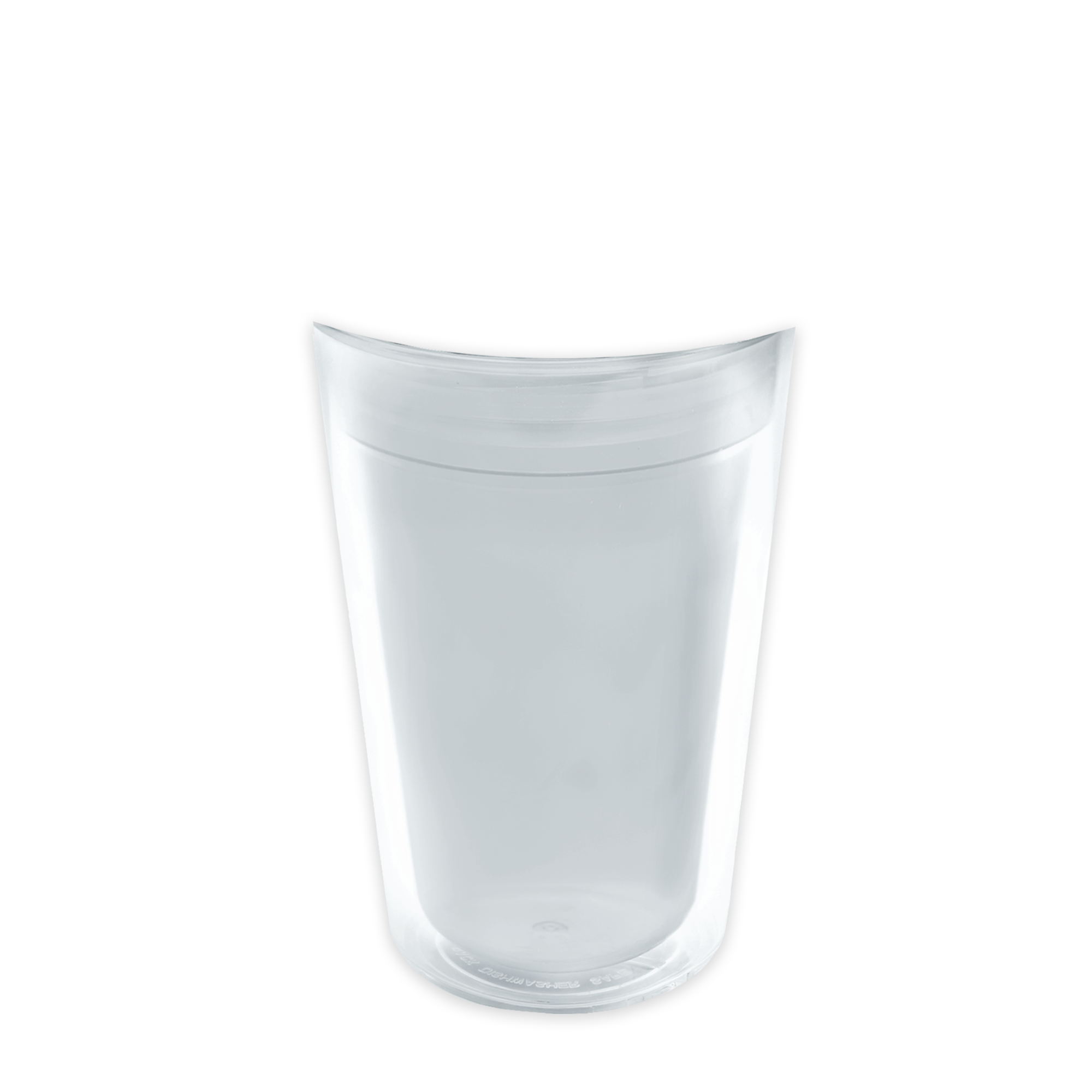Garyline® Transparent Tumbler with Sip Lid and Full-Color Paper Insert - 16 oz.